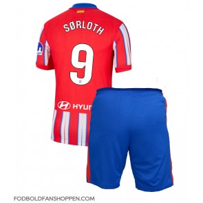 Atletico Madrid Alexander Sorloth #9 Hjemmebanetrøje Børn 2024-25 Kortærmet (+ Korte bukser)